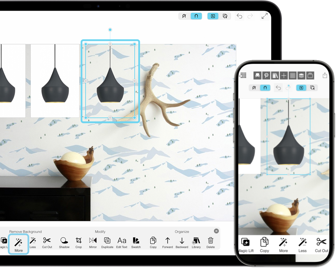 Morpholio Board: Magic Wand Background Remover 